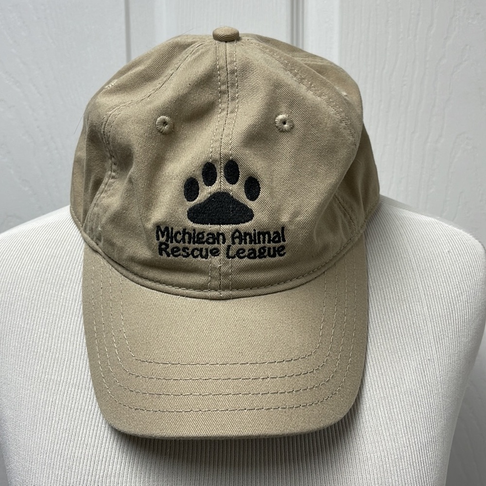 Michigan Animal Rescue League Adjustable Baseball Hat Cap NWOT